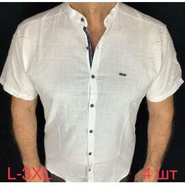 Сорочка чоловіча літня ND288 white р.54-60 "EMRE" недорого оптом від прямого постачальника