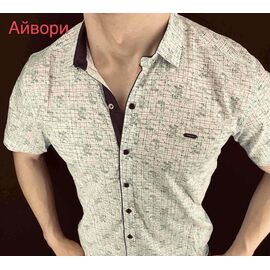 Сорочка чоловіча літня ND294 l.beige р.46-54 "EMRE" недорого оптом від прямого постачальника