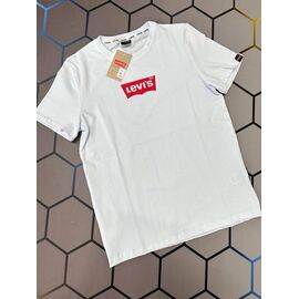 Фотография Футболка мужская 4574 white р.S-2XL "Alex Clothes" недорого оптом от прямого поставщика