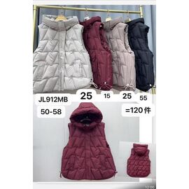 Жилетка жіноча JL912MB wine р.50-58 "Dorimodes" недорого оптом від прямого постачальника