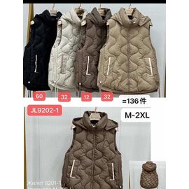 Жилетка жіноча JL9202-32 grey р.M-2XL "Dorimodes" недорого оптом від прямого постачальника