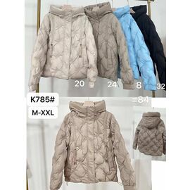 Куртка жіноча демісезонна K785-20 l.beige р.M-2XL "Dorimodes" недорого оптом від прямого постачальника