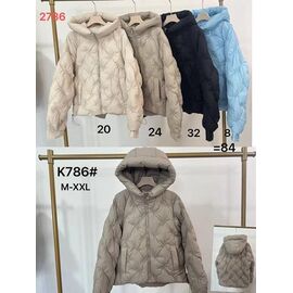 Куртка жіноча демісезонна K786-20 l.beige р.M-2XL "Dorimodes" недорого оптом від прямого постачальника
