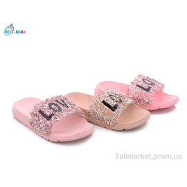 Фотография Шлепки детские летние Лето A3615 mix (24 пар р.30-35) "BBT" недорого оптом от прямого поставщика