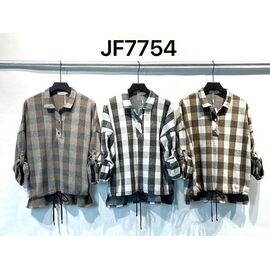 Блузка жіноча JF7754 black р.XL-4XL "Immei" недорого оптом від прямого постачальника