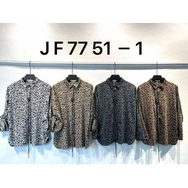 Сорочка жіноча JF7751-1 beige р.XL-4XL "Immei" недорого оптом від прямого постачальника