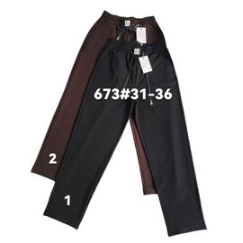 Жіночі штани 673-1 black р.31-36 "Immei" недорого оптом від прямого постачальника