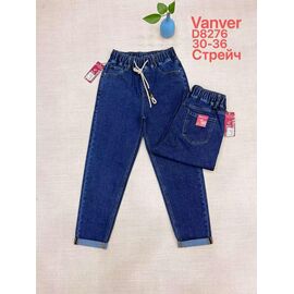 Джинси жіночі D8276 blue р.30-36 "Vanver" недорого оптом від прямого постачальника