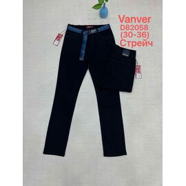 Фотография Джинсы женские D82058 black р.30-36 "Vanver" недорого оптом от прямого поставщика