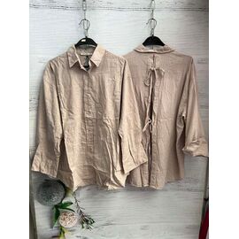 Фотография Рубашка женская 8595 brown р.S-L "SHEPARIS" недорого оптом от прямого поставщика