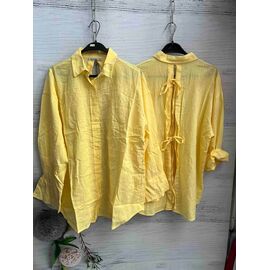 Фотография Рубашка женская 8597 yellow р.S-L "SHEPARIS" недорого оптом от прямого поставщика