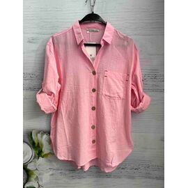 Фотография Рубашка женская 8605 pink р.S-L "SHEPARIS" недорого оптом от прямого поставщика