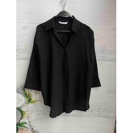 Сорочка жіноча 8610 black р.S-XL "SHEPARIS" недорого оптом від прямого постачальника