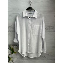 Сорочка жіноча 8620 white р.S-XL "SHEPARIS" недорого оптом від прямого постачальника