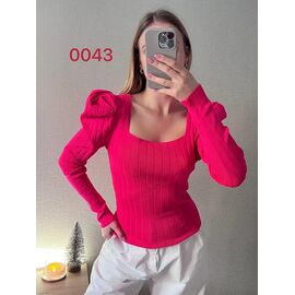 Светр жіночий 0043 crimson р.42-46 "FSN" недорого оптом від прямого постачальника