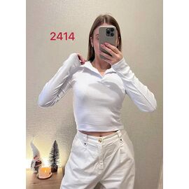 Светр жіночий 2414 white р.42-46 "FSN" недорого оптом від прямого постачальника