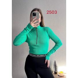 Светр жіночий 2503 green р.42-46 "FSN" недорого оптом від прямого постачальника