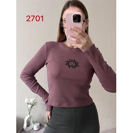 Светр жіночий 2701 purple р.42-46 "FSN" недорого оптом від прямого постачальника