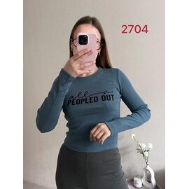 Светр жіночий 2704 blue р.42-46 "FSN" недорого оптом від прямого постачальника