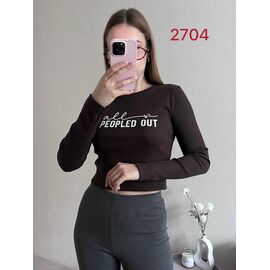 Светр жіночий 2704 brown р.42-46 "FSN" недорого оптом від прямого постачальника