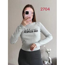 Светр жіночий 2704 l.grey р.42-46 "FSN" недорого оптом від прямого постачальника