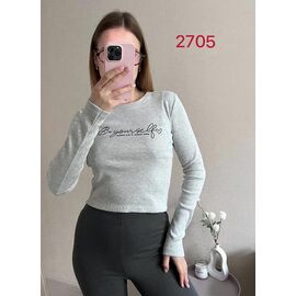 Светр жіночий 2705 l.grey р.42-46 "FSN" недорого оптом від прямого постачальника