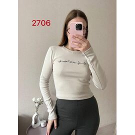 Светр жіночий 2706 l.beige р.42-46 "FSN" недорого оптом від прямого постачальника