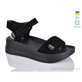 Фотография Босоножки женские летние Лето 701 чорний з. (6 пар р.37-41) "Sali" недорого оптом от прямого поставщика