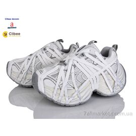 Кросівки дитячі модні Весна/осінь D2582 white (6 пар р.35-40) "Clibee-Doremi" недорого оптом від прямого постачальника