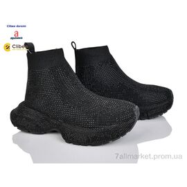 Черевики дитячі зручні Літо N55118-3 black (5 пар р.36-40) "Clibee-Doremi" недорого оптом від прямого постачальника