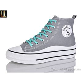 Кеди жіночі стильні Весна/осінь G611-3 (8 пар р.37-41) "Lilin" недорого оптом від прямого постачальника