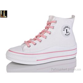 Кеди жіночі стильні Весна/осінь G611-6 (8 пар р.37-41) "Lilin" недорого оптом від прямого постачальника