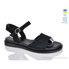 Фотография Босоножки женские летние Лето 508 чорний з. (6 пар р.36-40) "Sali" недорого оптом от прямого поставщика