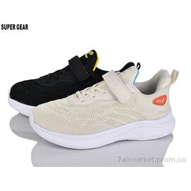 Кросівки дитячі модні Весна/осінь B8017-3 mix (12 пар р.32-37) "Super Gear" недорого оптом від прямого постачальника