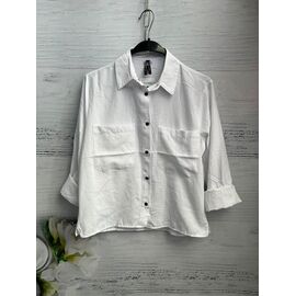 Фотография Рубашка женская 8629 white р.S-L "SHEPARIS" недорого оптом от прямого поставщика