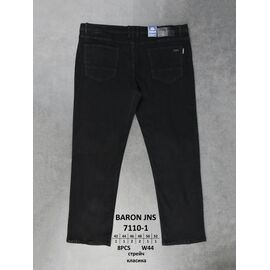 Джинси чоловічі 7110-1 black р.42-52 "God Baron" недорого оптом від прямого постачальника