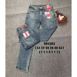 Джинси чоловічі 8852D2 blue р.32-42 "God Baron" недорого оптом від прямого постачальника