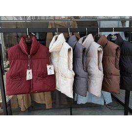 Жилетка жіноча 811 brown р.M-2XL "Yafeier" недорого оптом від прямого постачальника