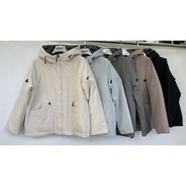 Куртка жіноча демісезонна 813 d.beige р.48-56 "Yafeier" недорого оптом від прямого постачальника