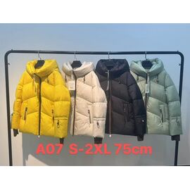 Куртка жіноча демісезонна A07 yellow р.S-2XL "Yafeier" недорого оптом від прямого постачальника