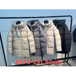 Фотография Куртка женская демисезонная A13 l.grey р.S-2XL "Yafeier" недорого оптом от прямого поставщика