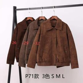 Куртка жіноча демісезонна P71-29 brown р.S-L "Yafeier" недорого оптом від прямого постачальника