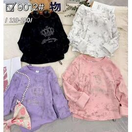 Фотография Свитер детский на девочку 9012 lilac р.5-9 "Фунтик" недорого оптом от прямого поставщика