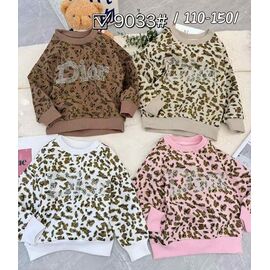 Светер Дитячий на дівчинку 9033 brown р.5-9 "Фунтик" недорого оптом від прямого постачальника