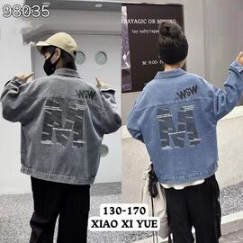 Куртка дитяча демісезонна на хлопчика 98035 blue р.3-7 "Фунтик" недорого оптом від прямого постачальника