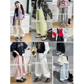 Фотография Штаны детские спортивные на девочку 2521 black р.110-150 "Meloria" недорого оптом от прямого поставщика