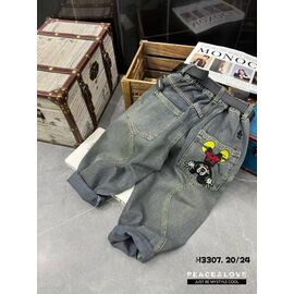 Фотография Джинсы детские на мальчика 3307 grey р.20-24 "Meloria" недорого оптом от прямого поставщика