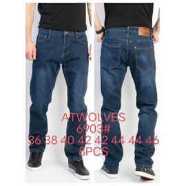 Фотография Джинсы мужские 6903 blue р.36-46 "LILY" недорого оптом от прямого поставщика