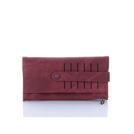 Фотография Кошелёк женский Y7771A wine-red р.20*10*5 "Trendshop" недорого оптом от прямого поставщика