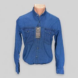 Фотография Рубашка мужская 5248 blue р.S-2XL "ROLADA" недорого оптом от прямого поставщика